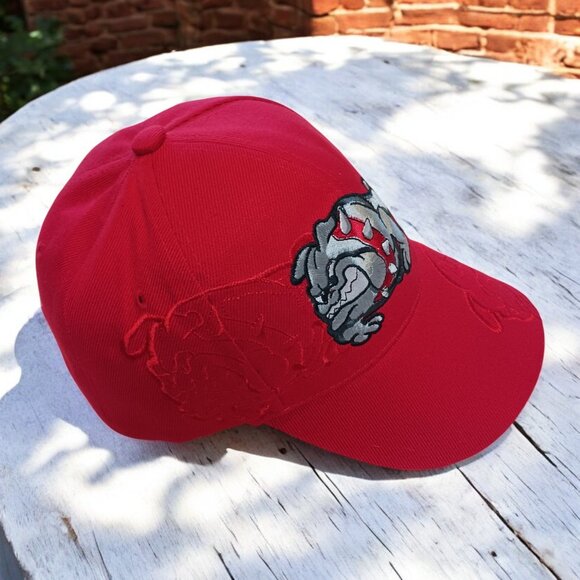 Santo Red Bulldog Baseball Cap NWOT – One Size, Velcro Adjustable, Unisex - Picture 8 of 10
